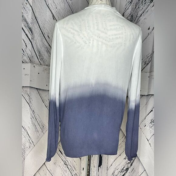 Pomesa Ombré Crossover Blouse M - Picture 2 of 6